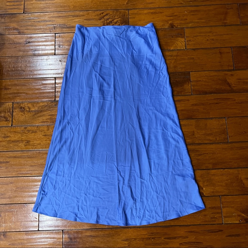 Express Satin Maxi Skirt